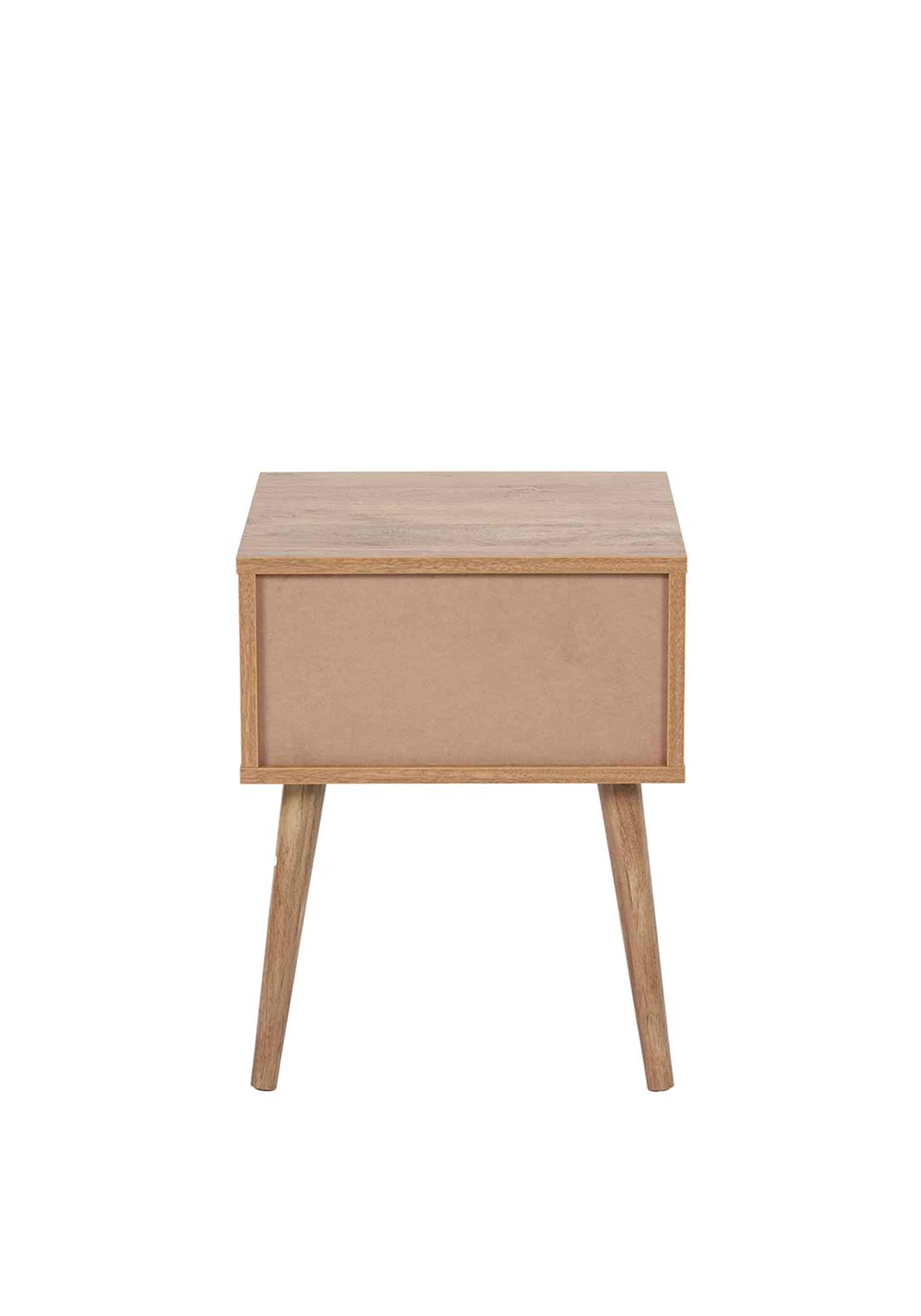 Pacific Larvik Eucalyptus Wood Bedside Table, Brown