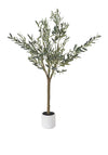 Pacific Medium Faux Olive Tree in Pot, Taupe