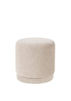 Pacific Sassari Teddy Cylinder Footstool, Taupe