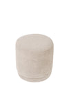 Pacific Sassari Teddy Cylinder Footstool, Taupe