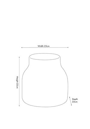 Pacific Tortoiseshell Glass Vase, Red and White