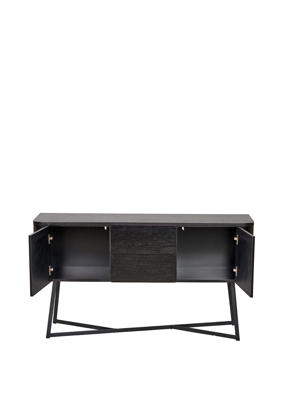 Pacific Ukiah Ash Veneer Sideboard, Black