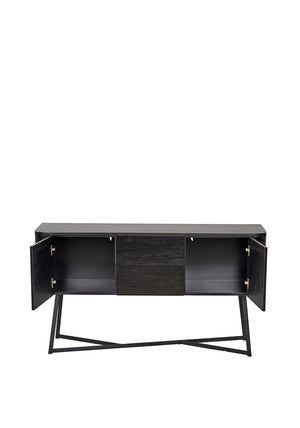 Pacific Ukiah Ash Veneer Sideboard, Black