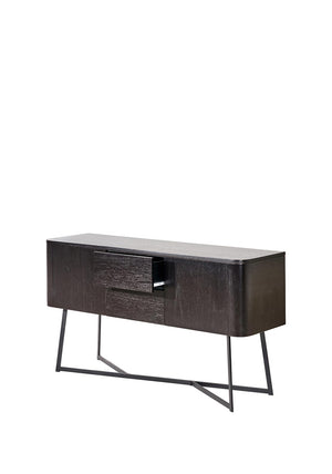 Pacific Ukiah Ash Veneer Sideboard, Black