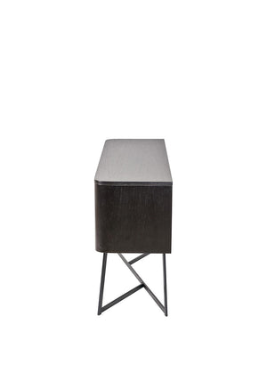 Pacific Ukiah Ash Veneer Sideboard, Black