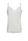 FREEQUENT Bicco Lace Cami Top, Off-White
