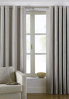 Riva Paoletti Atlantic Lined Readymade Curtains, Natural