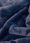 Riva Paoletti Contemporary Empress Large Faux Fur Throw, Navy