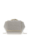 Zen Collection Diamante Encrusted Pouch Bag, Gold