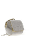Zen Collection Diamante Encrusted Pouch Bag, Gold