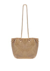 Zen Collection Diamante Bucket Bag, Gold