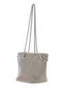 Zen Collection Diamante Bucket Bag, Silver