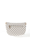 Zen Collection Monogram Mini Crossbody Bag, White