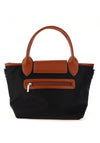 Zen Collection Canvas Large Tote Bag, Black