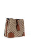 Zen Collection Monogram Bucket Shoulder Bag, Taupe