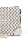 Zen Collection Monogram Bucket Shoulder Bag, White