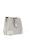 Zen Collection Monogram Bucket Shoulder Bag, White