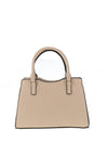 Zen Collection Faux Leather Mini Buckle Grab Bag, Beige