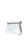 Zen Collection Bar Pouch Clutch Bag, Silver