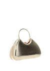 Zen Collection Metallic Purse Style Clutch Bag, Gold