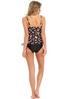 Pastunette Beach Print Tankini Set, Black