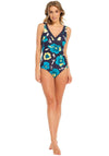 Pastunette Beach Floral Swimsuit, Navy Multi