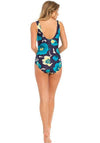Pastunette Beach Floral Swimsuit, Navy Multi