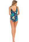 Pastunette Beach Floral Swimsuit, Navy Multi