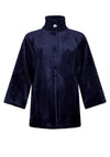 Pastunette Long Sleeve Fleece Bed Jacket, Navy