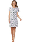 Pastunette Print Short Sleeve Nightdress, Green