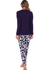 Pastunette Orchid Long Sleeve Pyjama Set, Purple
