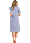 Pastunette Deluxe Floral Nightdress, Blue