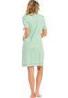 Pastunette Floral Market Short Sleeve Nightdress, Green