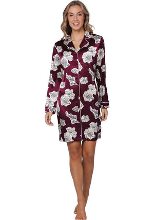 Pastunette Burgundy Dream Nightdress, Wine