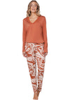 Pastunette Eternal Long Sleeve Pyjama Set, Orange