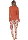 Pastunette Eternal Long Sleeve Pyjama Set, Orange