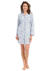 Pastunette Paisley Floral Long Sleeve Nightdress, Snow