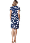 Pastunette Mosaic Short Sleeve Nightdress, Navy