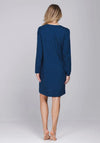 Pastunette Bloom Floral Long Sleeve Nightdress, Navy