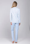 Pastunette Print Long Sleeve Pyjama Set, Blue