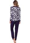 Pastunette Orchid V-Neck Pyjama Set, Purple
