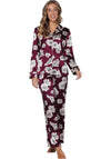 Pastunette Burgundy Dream Pyjama Set, Wine