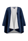 Pastunette Premium One Size Fleece Cape, Navy