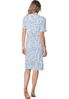 Pastunette Floral Short Sleeve Nightdress, Blue
