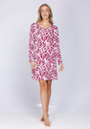 Pastunette Rosewood Long Sleeve Nightdress, Red