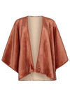 Pastunette Sherpa Fleece Cape, Orange