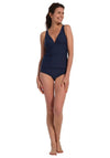 Pastunette V-Neck Padded Cup Tankini, Navy
