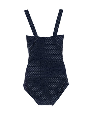 Pastunette Beach Polka Dot Swimsuit, Navy