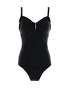 Pastunette Beach Swimsuit with Detachable Straps, Black