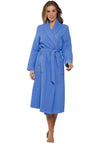 Pastunette Waffle Knit Dressing Gown, Blue